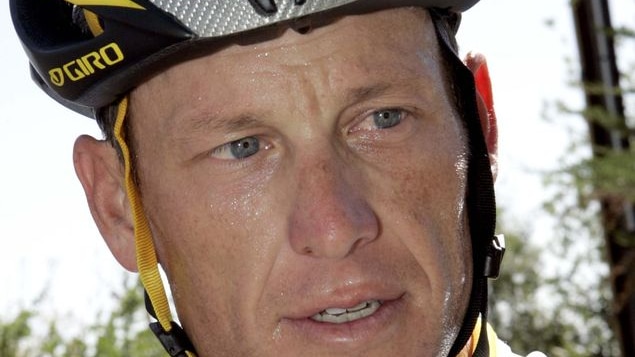 Cyclist Lance Armstrong ahead of the 2009 Tour Down Under