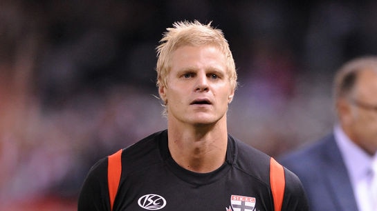 Major blow: St Kilda skipper Nick Riewoldt tore his hamstring at Docklands on Friday.