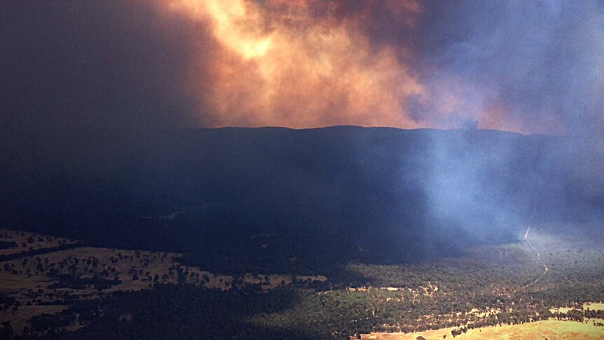 Bushfires at Stawell, Victoria