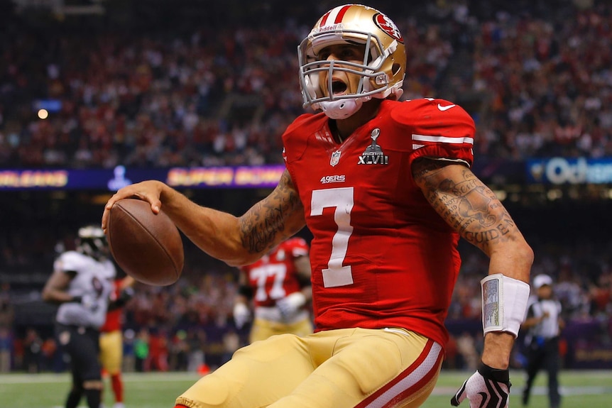 San Francisco 49ers quarterback Colin Kaepernick