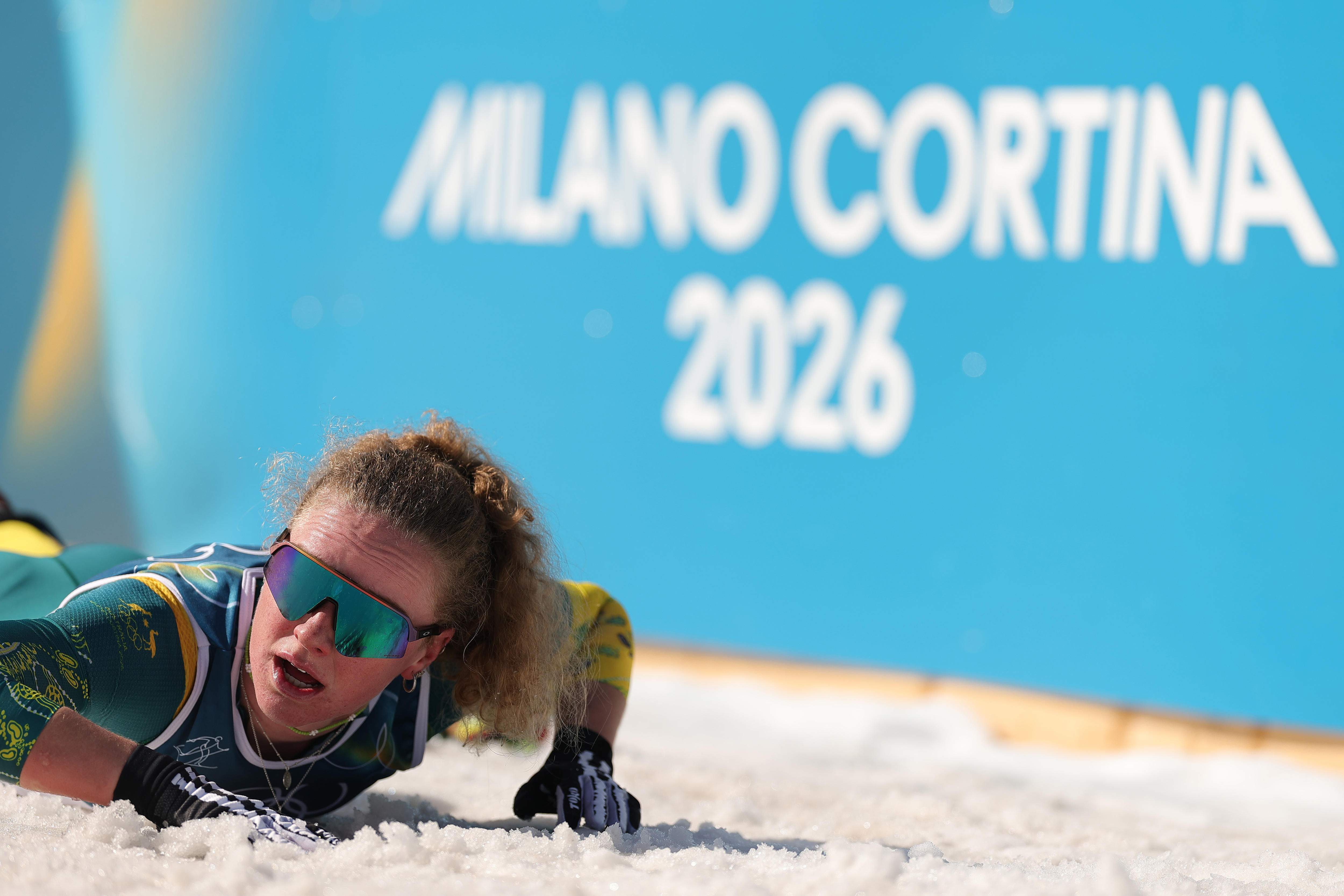 Rosie Fordham está na neve