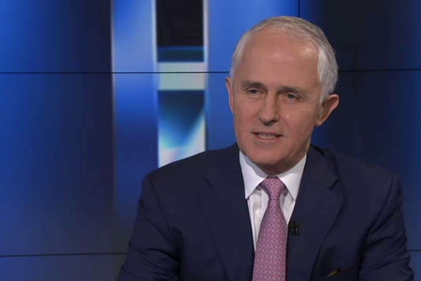 Prime Minister Malcolm Turnbull speaks to leigh sales on ABC's 7.30