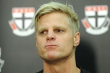 Nick Riewoldt stares into the distance