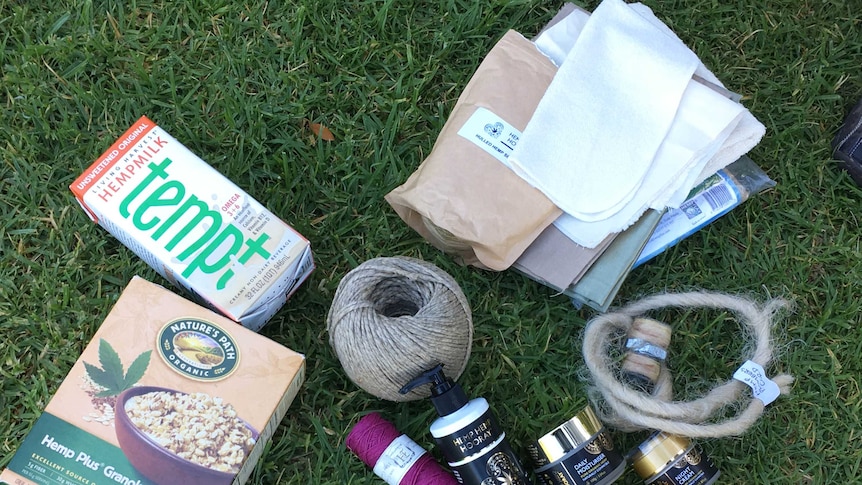 Various hemp products.