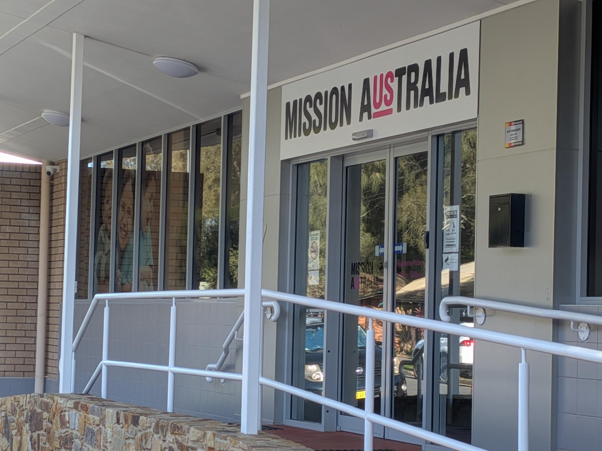 front signage