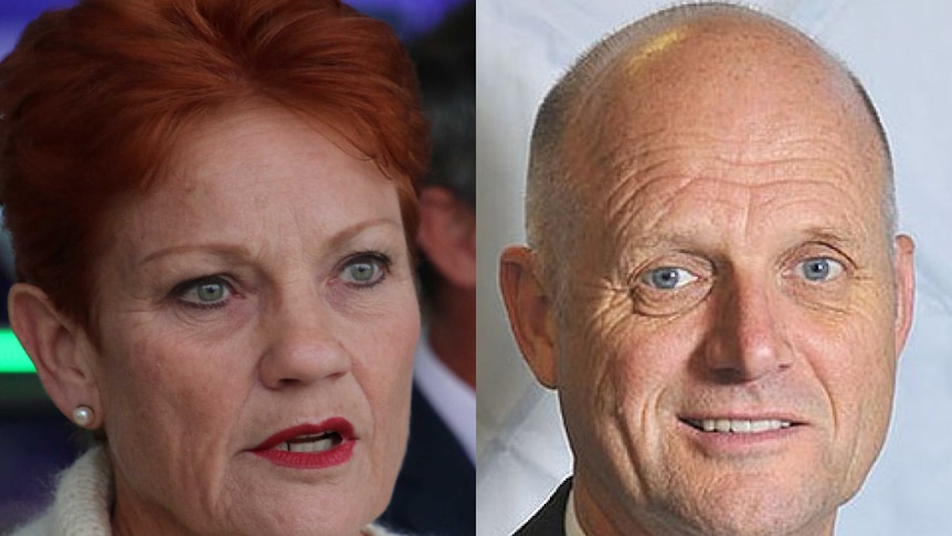 Pauline Hanson and David Leyonhjelm