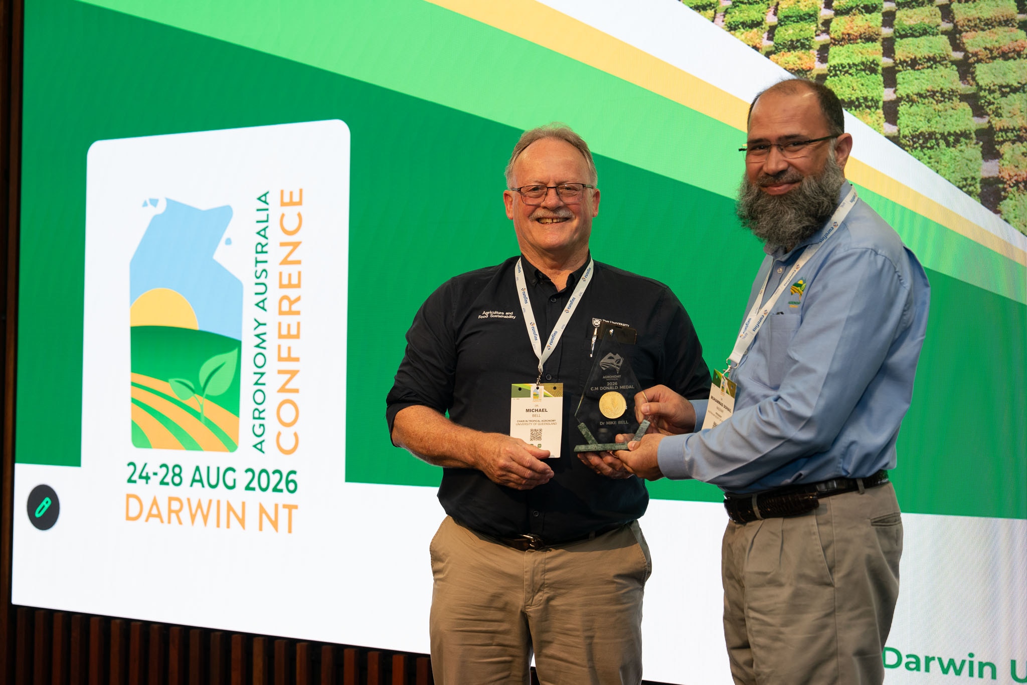 Professor Mike Bell awarded 2026 C.M. Donald Medal for outstanding contribution to agronomy