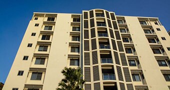 Apartment blocks in Darwin.