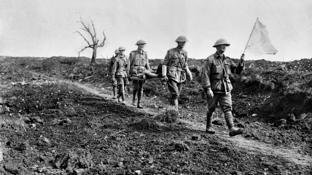 Australian stretcher bearers at Pozieres