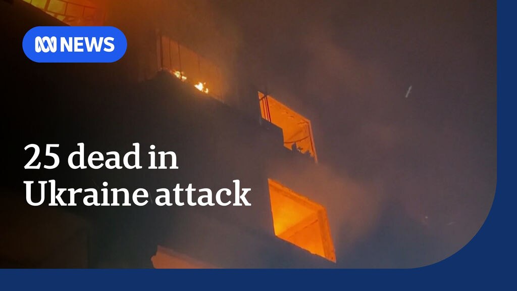 Russian strikes kill 25 and injure dozens more in Ukraine - ABC News