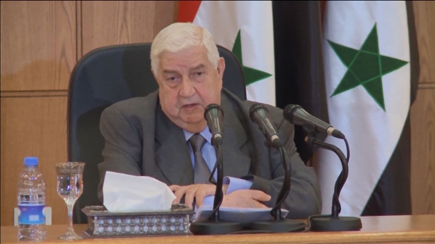 Syrian Foreign Minister denies Syrian use of chemical weapons