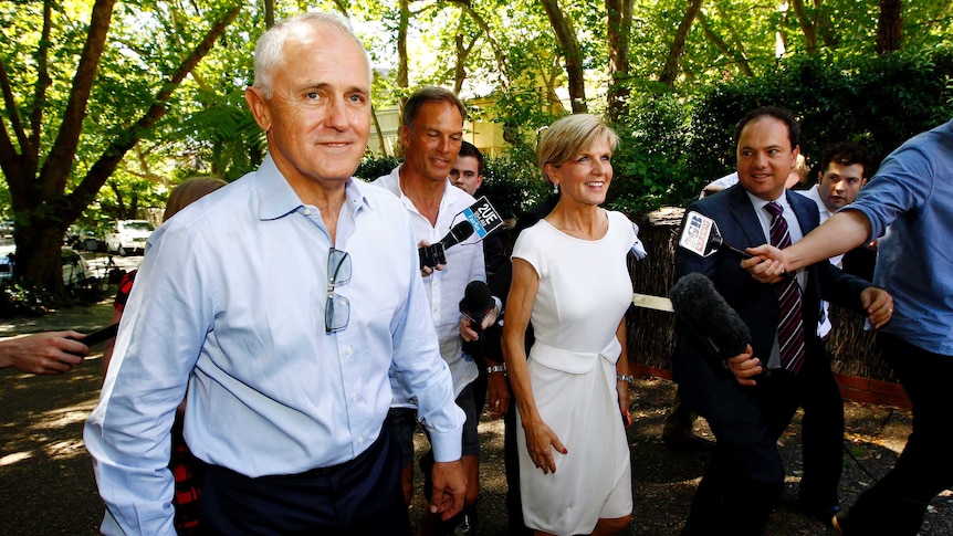 Malcolm Turnbull and Julie Bishop