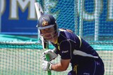 Ponting bats in the nets in South Africa