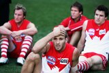 Bitter memories ... Jarrad McVeigh reflects after the 2006 grand final loss to the Eagles