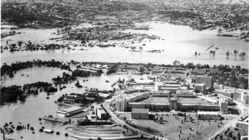 UQ during Brisbane's 1974 floods
