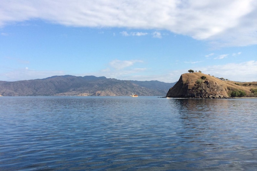 Komodo island in Indonesia