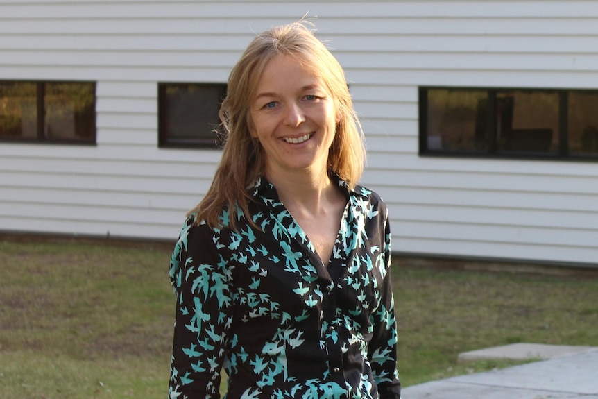 Griffith University Associate Professor Dawn Adams stands outside