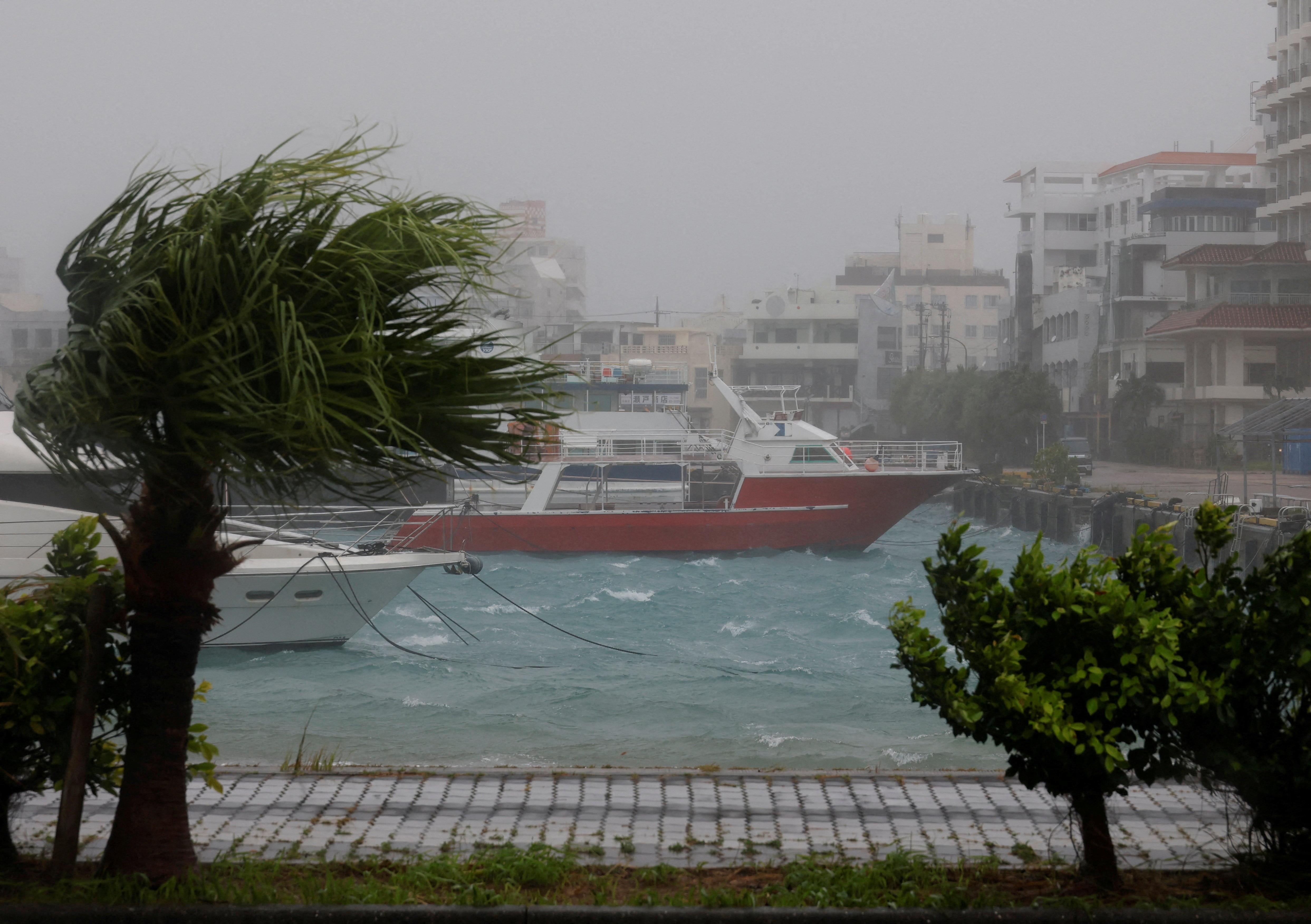 Typhoon makes landfall in China as millions of people take shelter