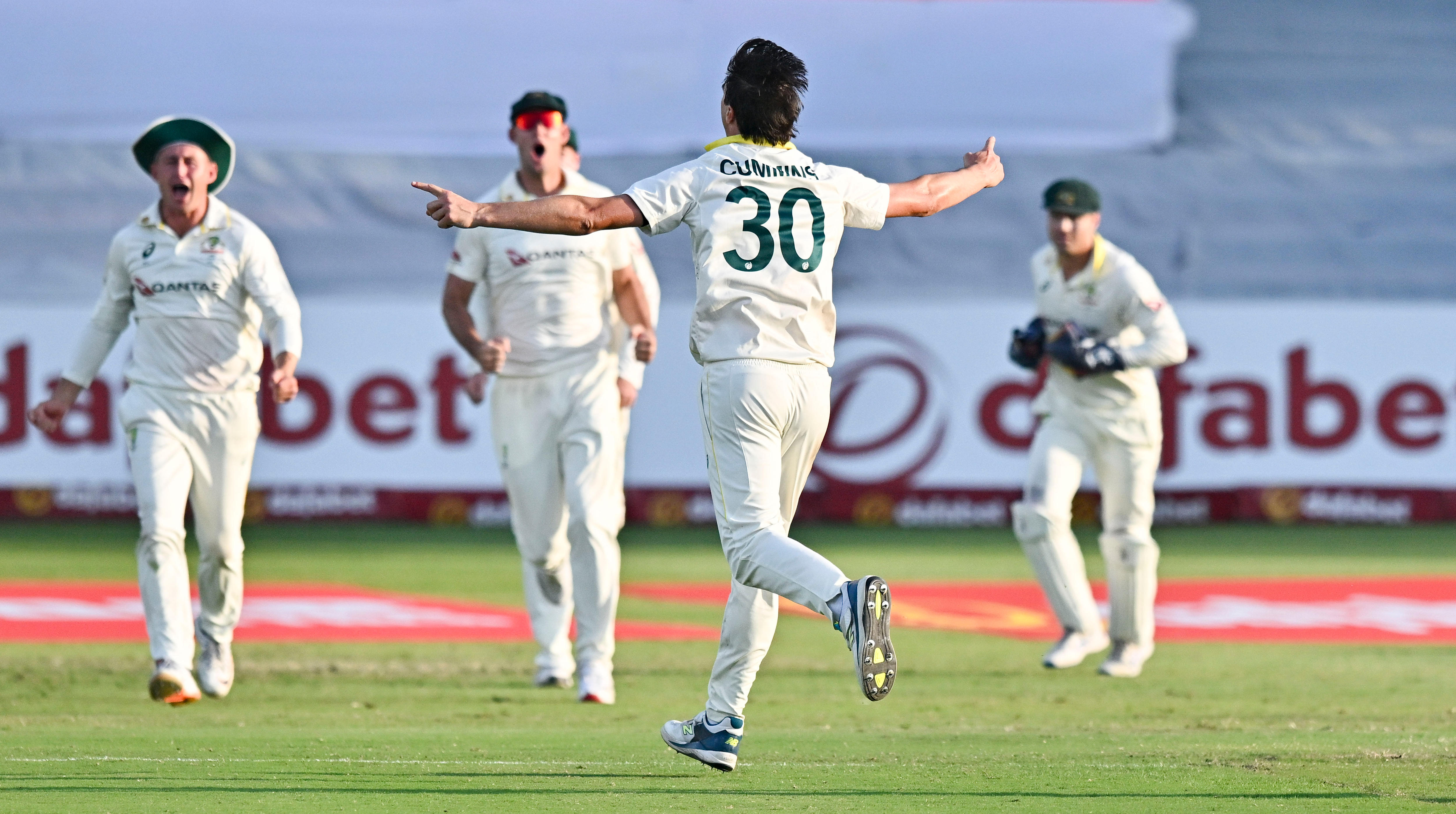 Australia is perfectly set for victory in the first Test against South Africa