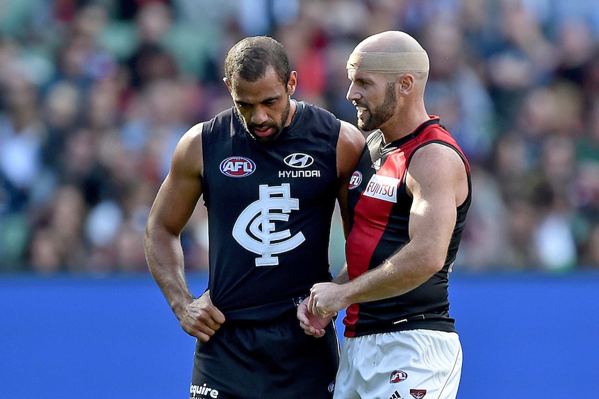 File photo of Chris Yarran and Paul Chapman