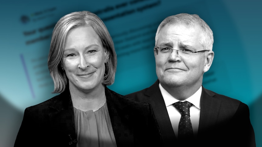 Leigh Sales and Scott Morrison
