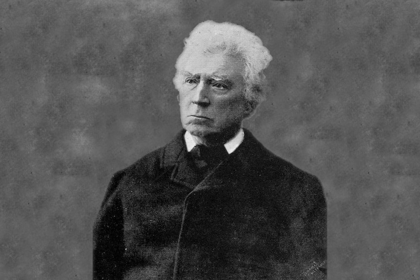 Black-and-white photo portrait of Joseph Archibald