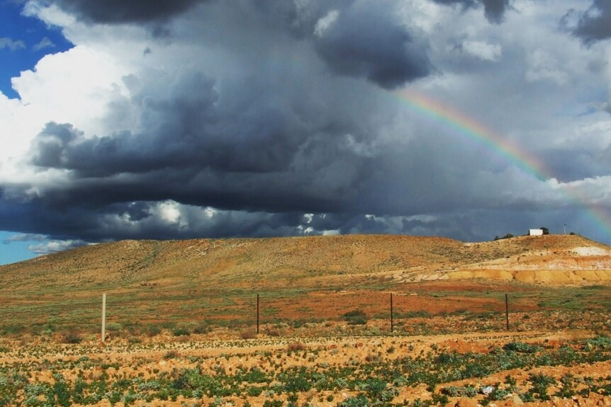 Storm clouds at Coober Pedy, December 2012