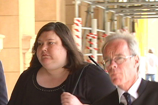 Tabitha Lean outside court in Adelaide