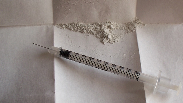 Heroin and needle