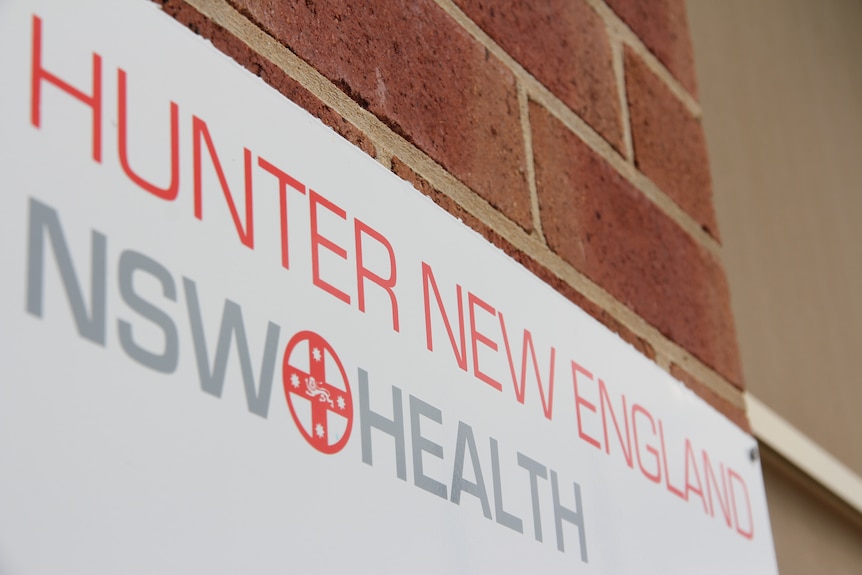 Hunter New England Health generic sign