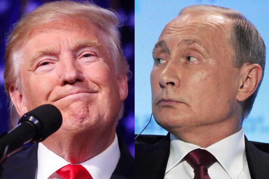 Reuters composite image of Donald Trump and Vladimir Putin.