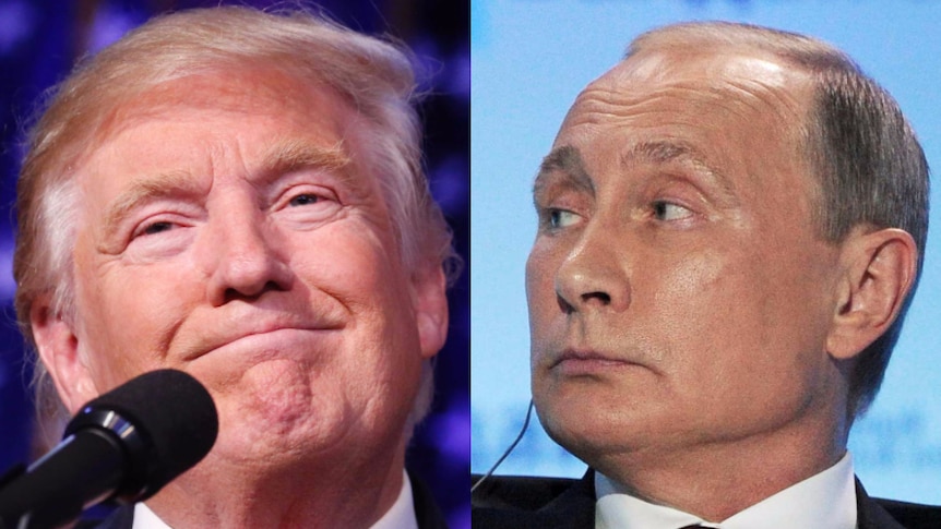 Reuters composite image of Donald Trump and Vladimir Putin.