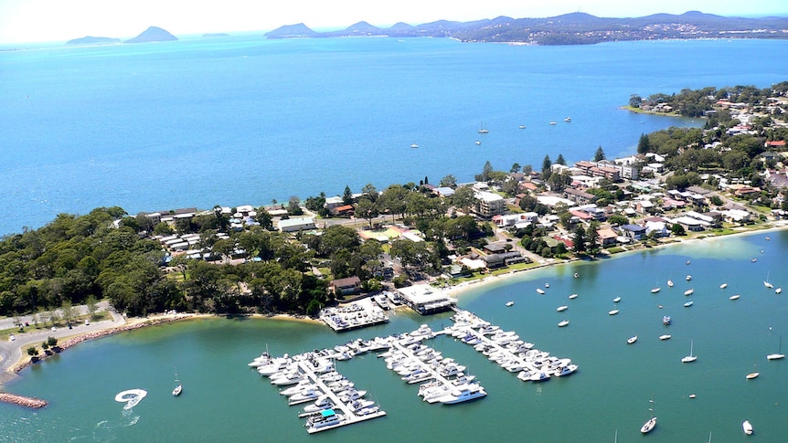 Soldiers Point Marina in Port Stephens.