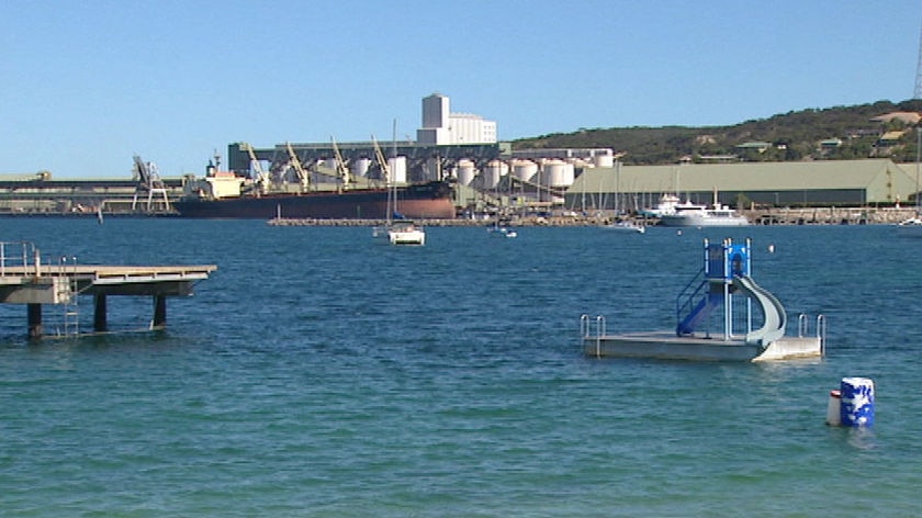 Esperance port looking across the water