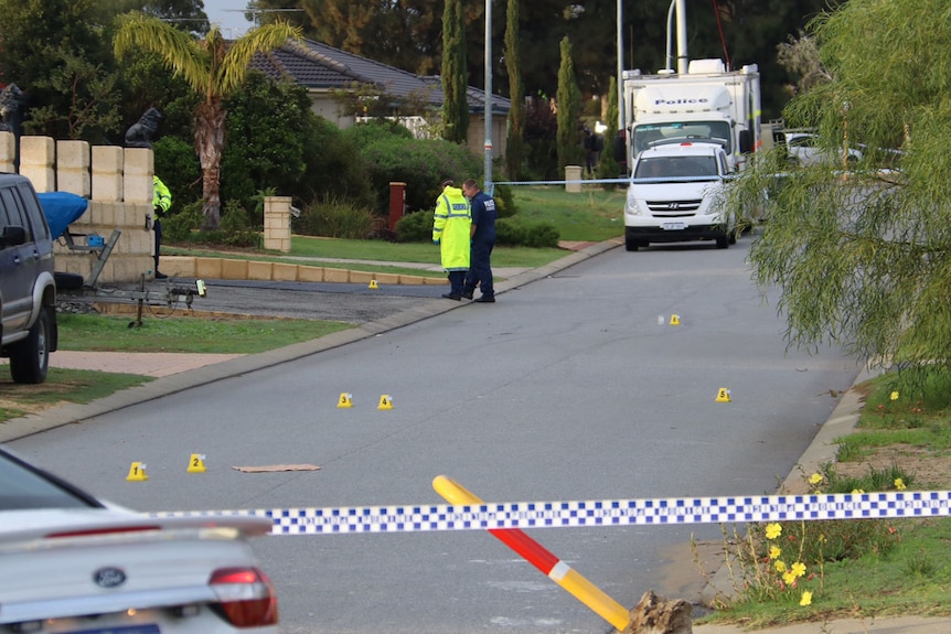 Man dead, two injured after triple shooting in Perth suburb of Banksia Grove on Cassia Link.