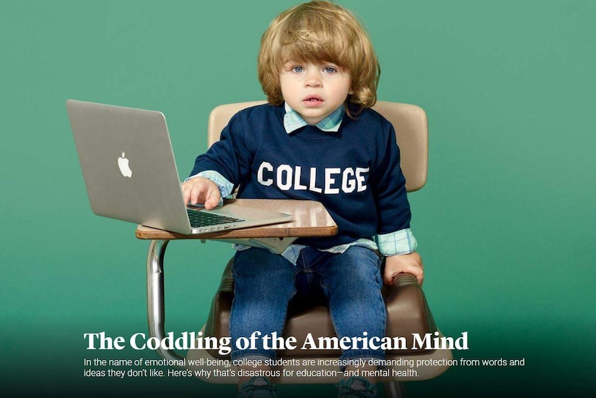 Cover image for The Coddling of the American Mind in The Atlantic magazine
