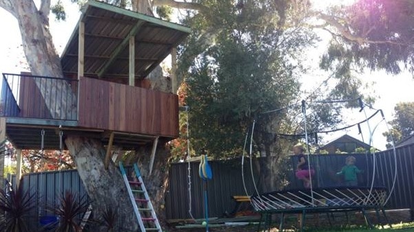 The Montgomerie family's tree house is threatened with demolition after complaints from neighbours.