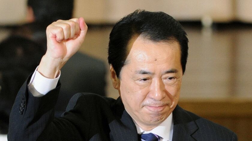 Naoto Kan's approval ratings plunged in part to his handling of the Fukushima nuclear crisis.