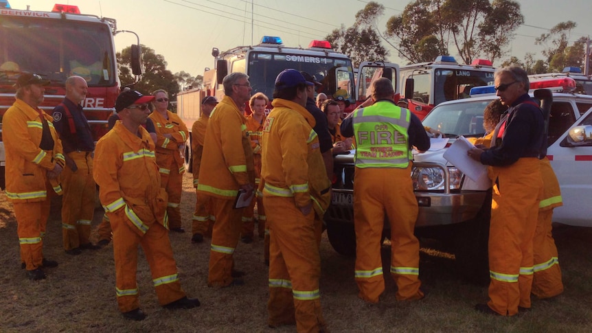 Heyfield crews prepare for a day of firefighting