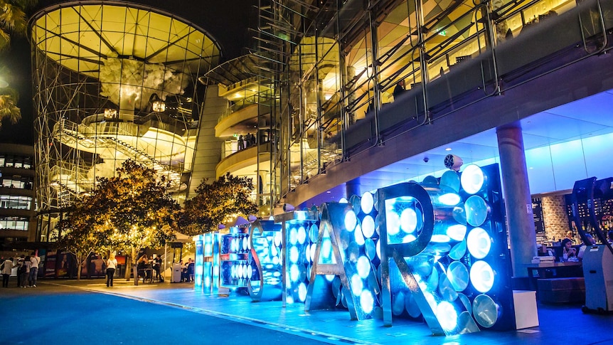 Vivid Sydney display at the Star Casino