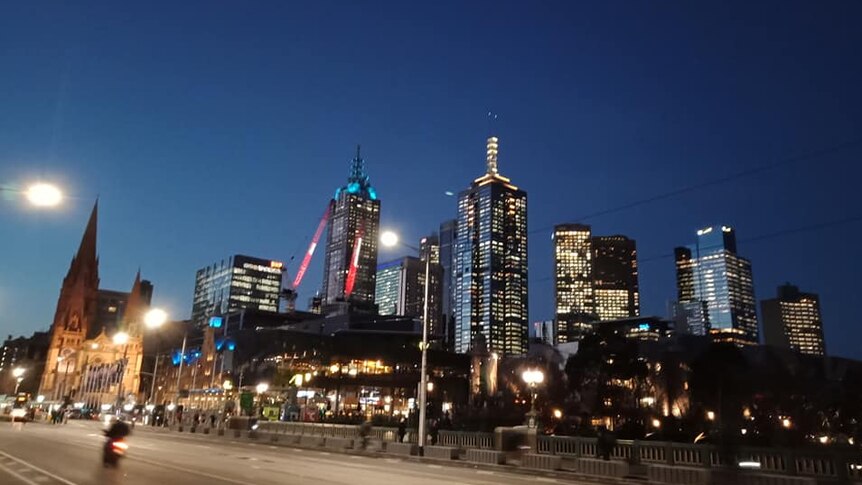 Melbourne at night. August 2019