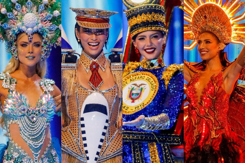 Composite image of Miss Universe contestants