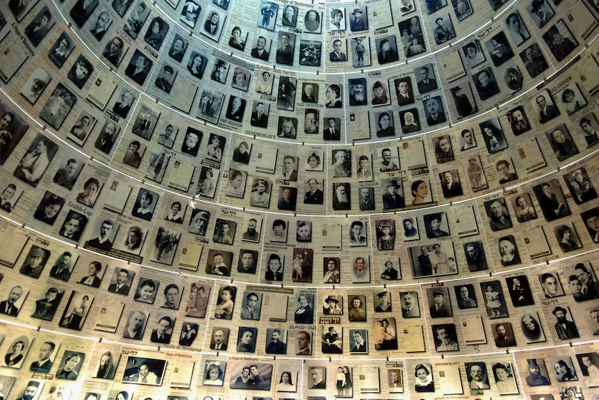 the Hall of Names in Yad Vashem’s Holocaust History Museum