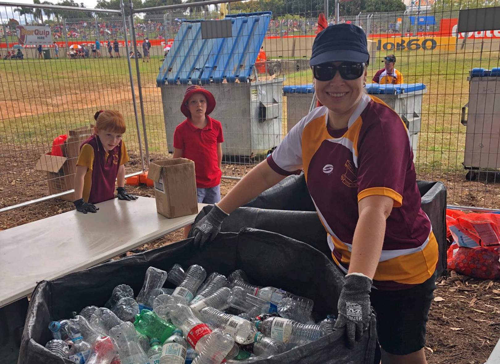 Townsville Supercars' school recycling initiative could roll out to all