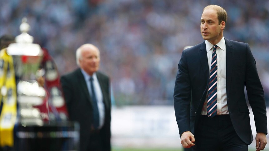 Prince William at the FA Cup