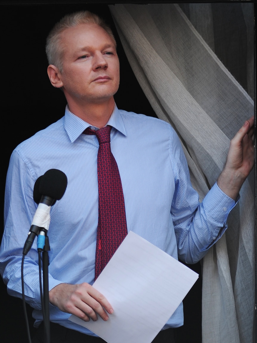Julian Assange has been holed up in Ecuador's embassy in London since June, 2012.
