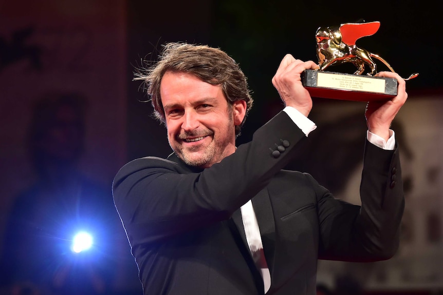 Director Lorenzo Vigas holds the Golden Lion for Best Film