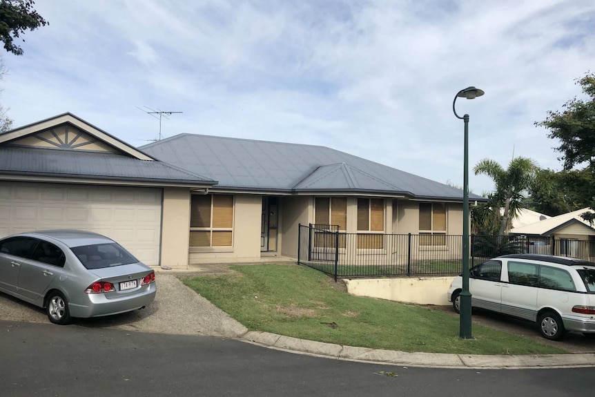 The front of a single-story home