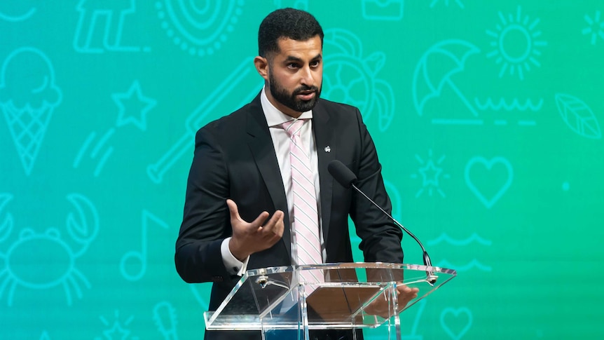 Dr Daniel Nour has become the youngest person to deliver the Australia Day address.