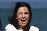 Palaszczuk laughs